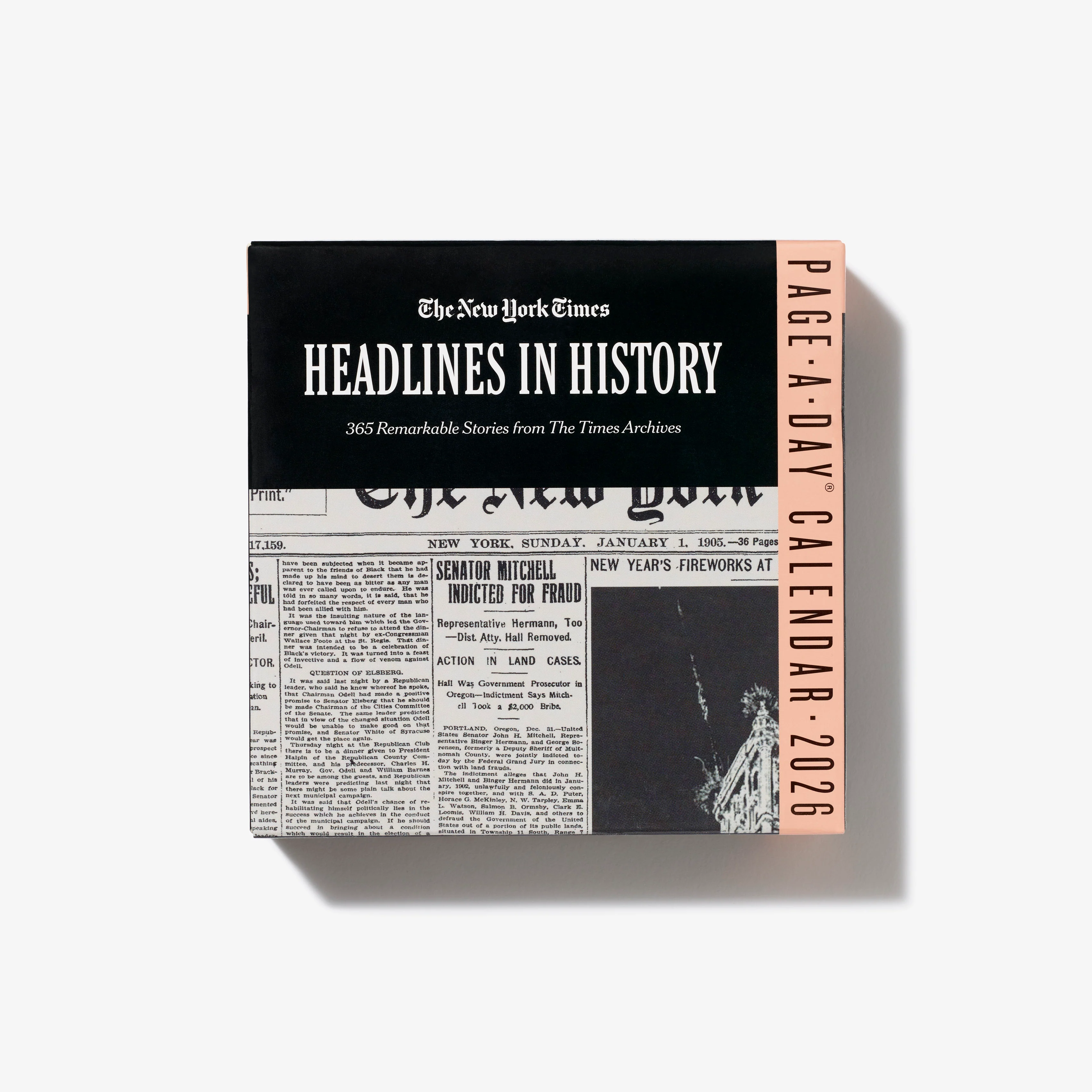 2026 Headlines in History Calendar