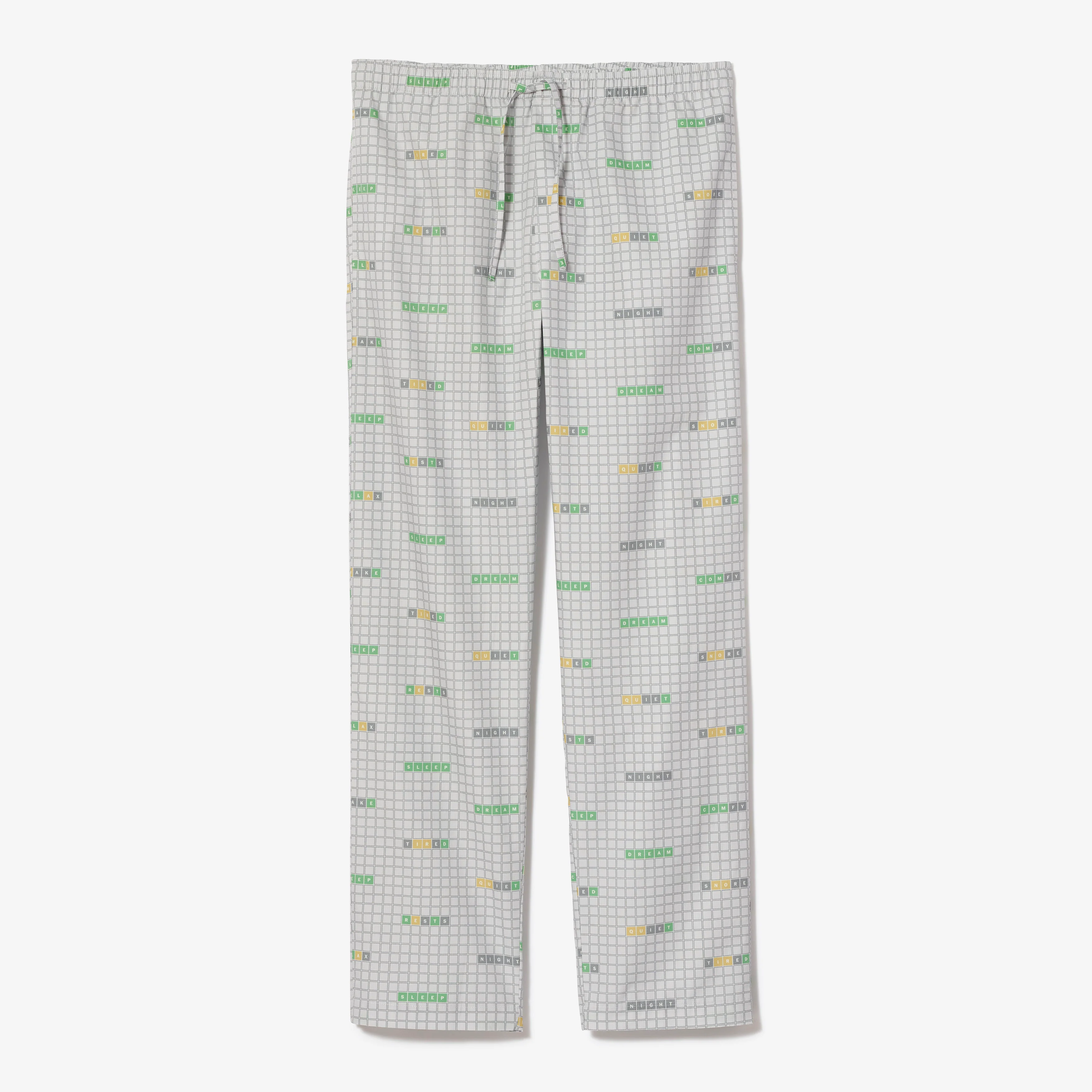 Men’s Cotton Poplin Wordle Pajama Pant