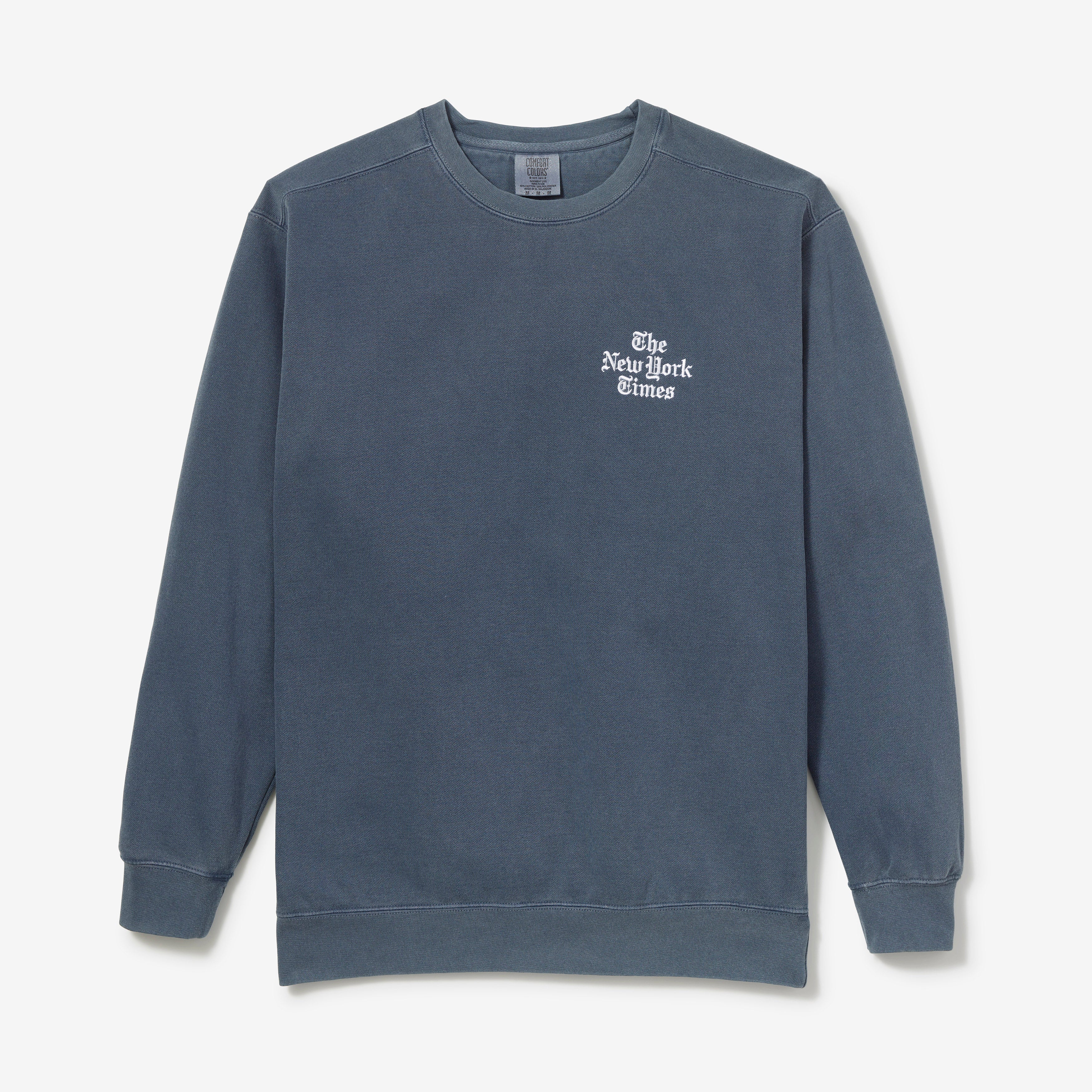 10703-stacked-logo-embroidered-sweatshirt-1.jpg Stacked Logo Embroidered Sweatshirt