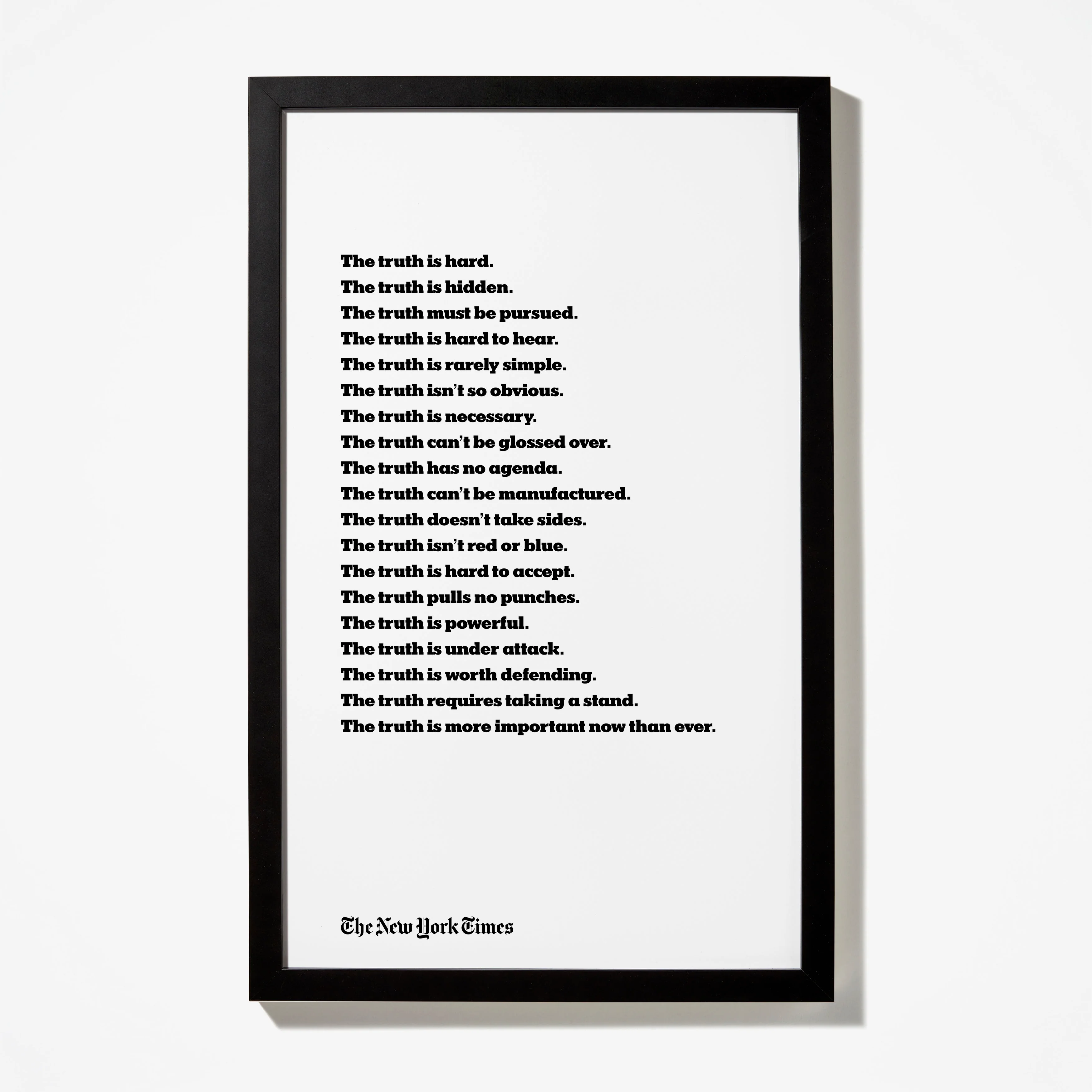 Truth Text Poster