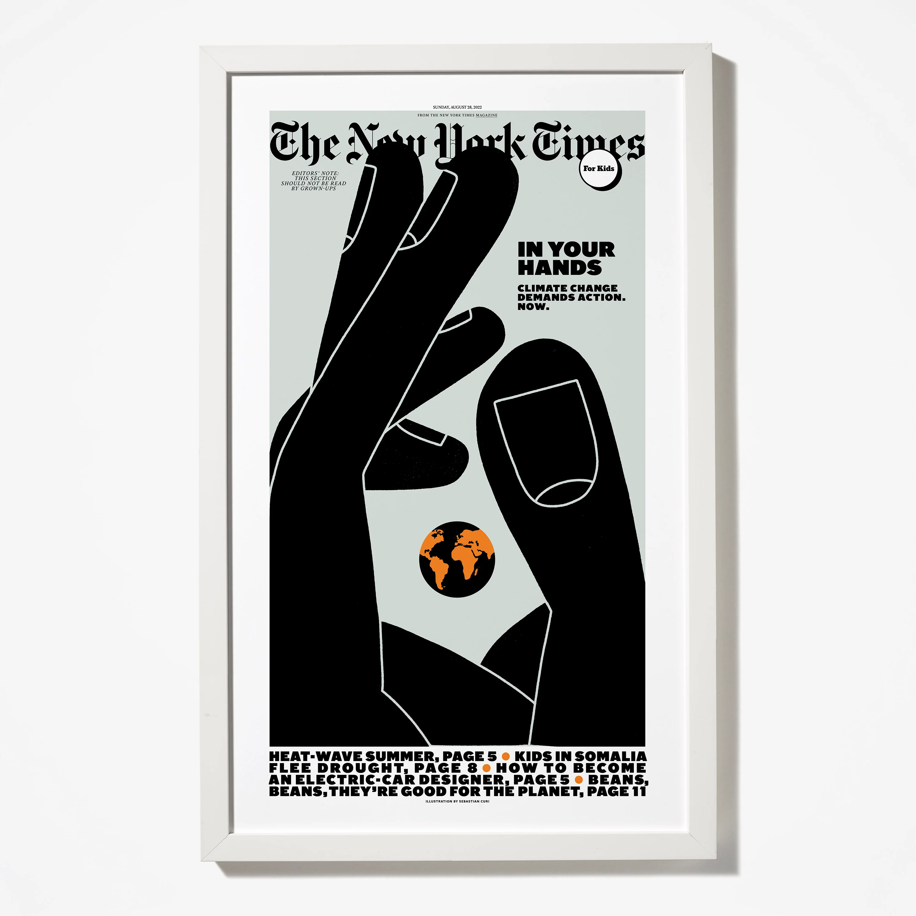 “In Your Hands” Framed Print