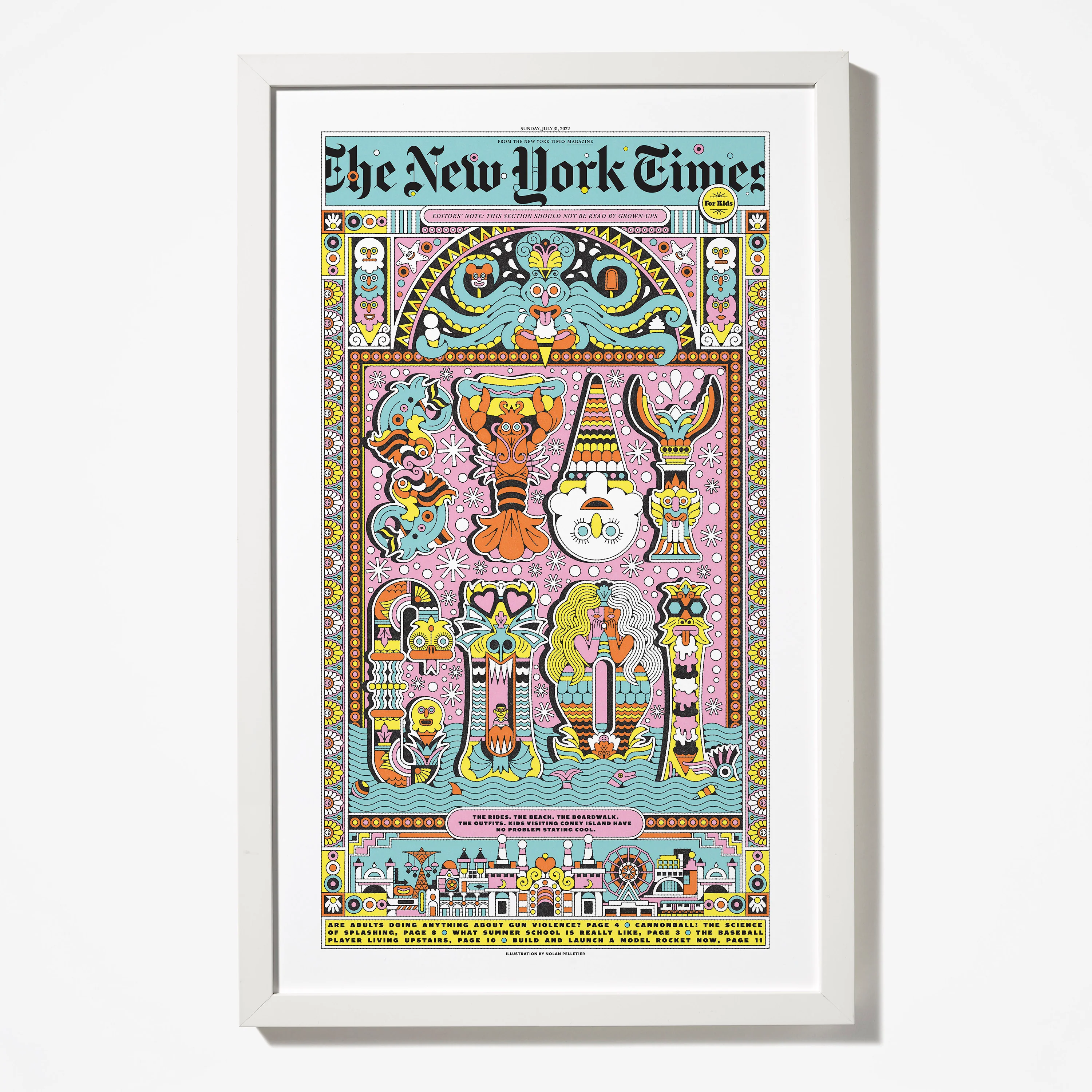 “Stay Cool” Framed Print