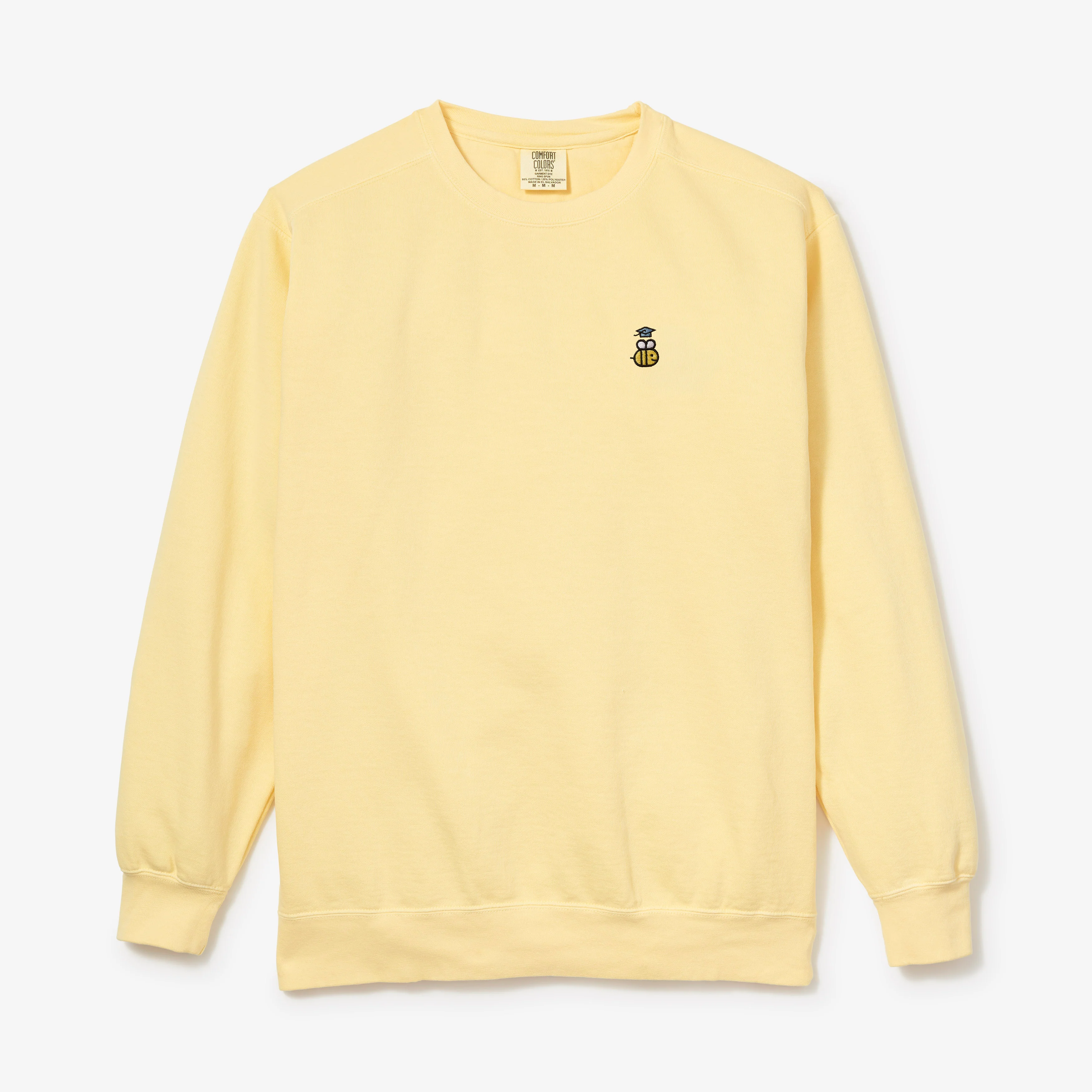 1392-genius-bee-embroidered-sweatshirt-1.webp Genius Bee Embroidered Sweatshirt