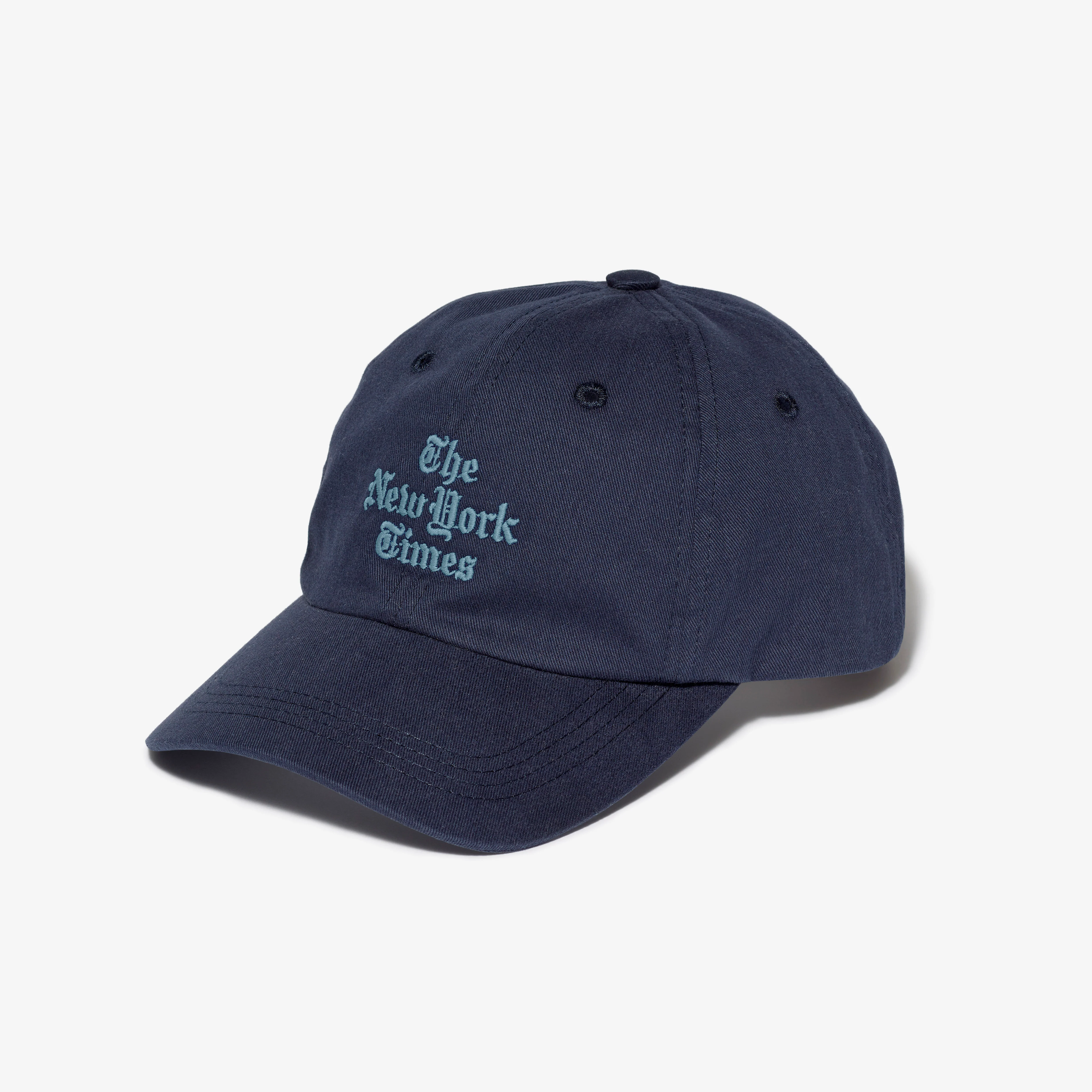 Stacked Logo Baseball Cap – Navy