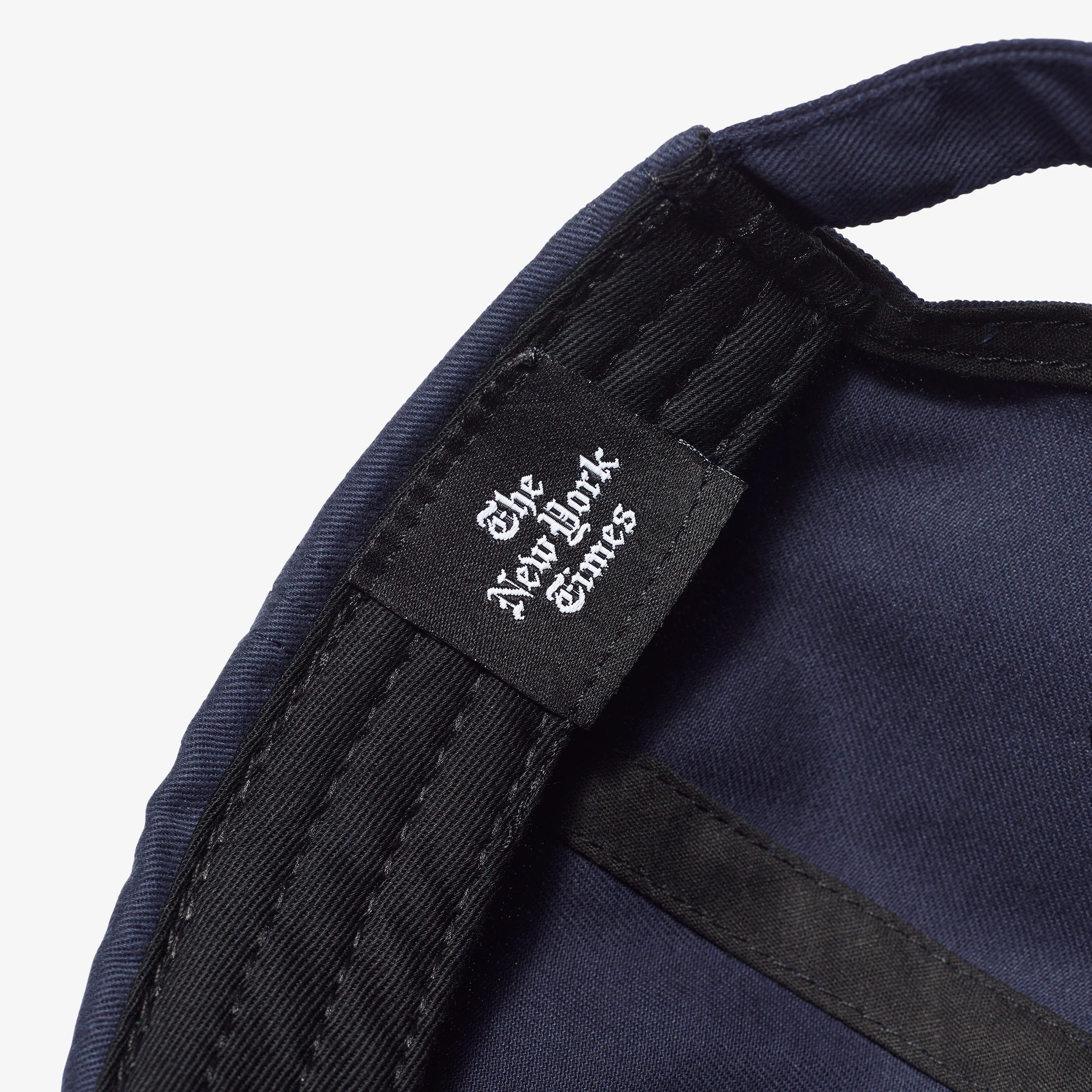 Stacked Logo Baseball Cap – Navy