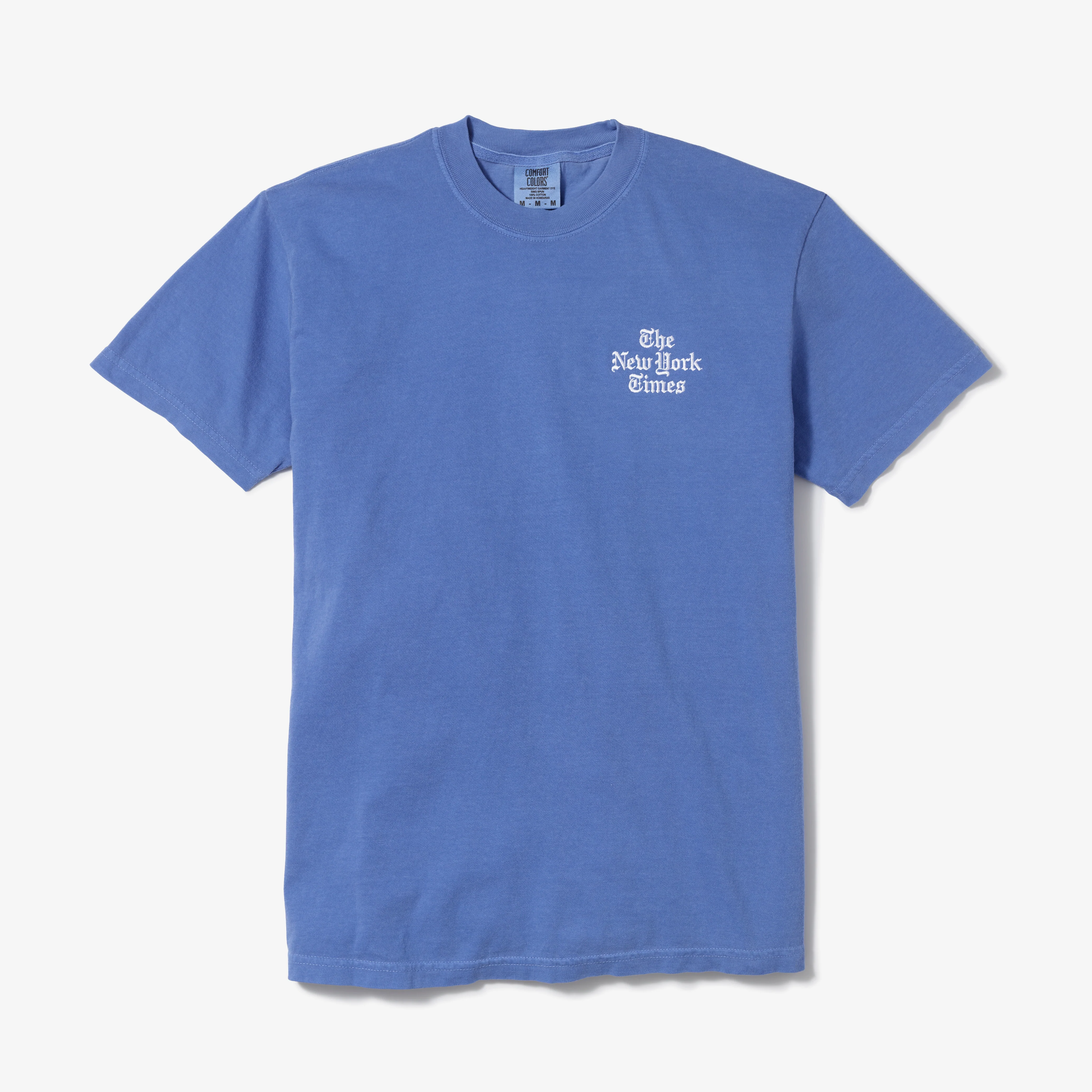 Stacked Logo Embroidered Shirt – Flo Blue