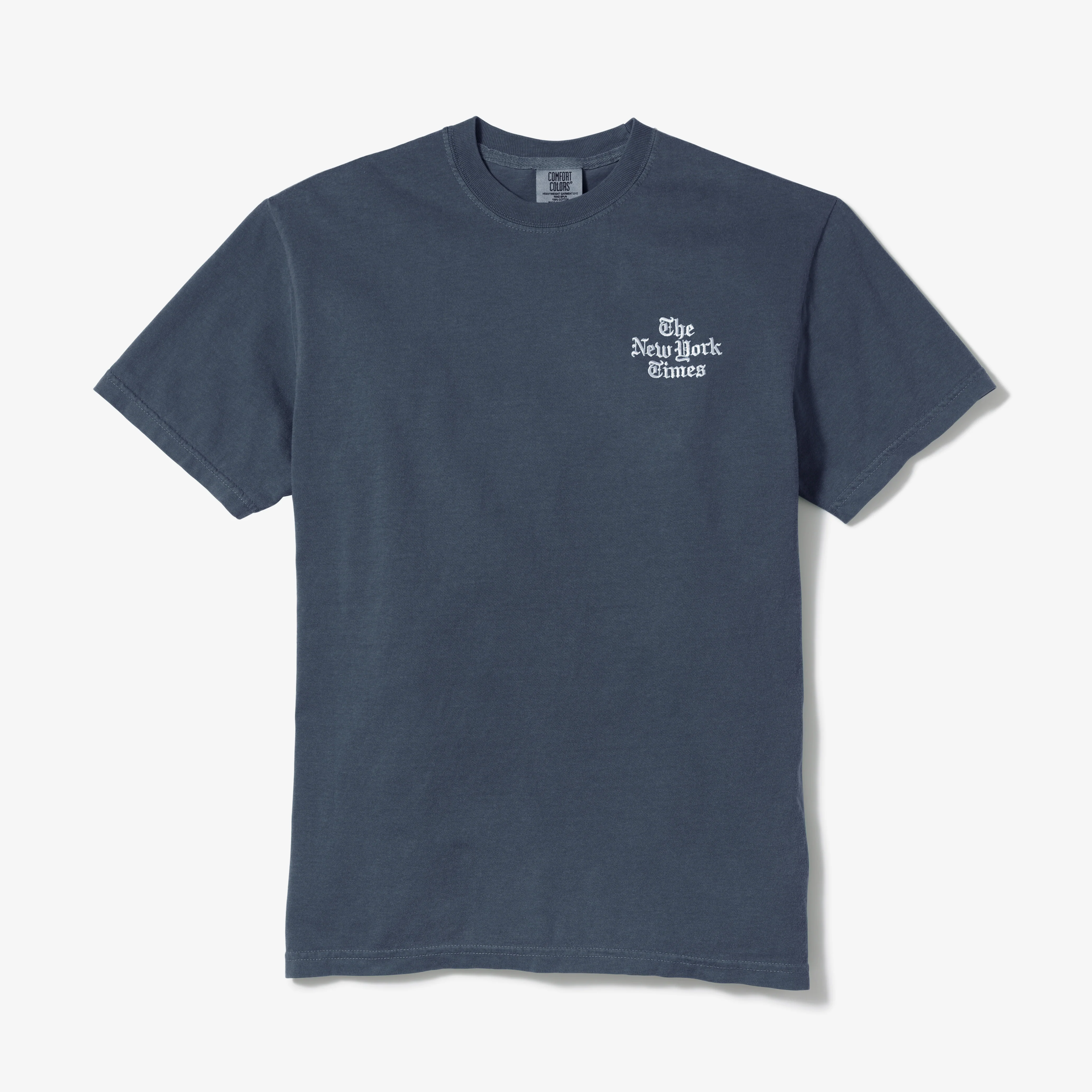 1548-stacked-logo-embroidered-shirt-denim-1.webp Stacked Logo Embroidered Shirt – Denim