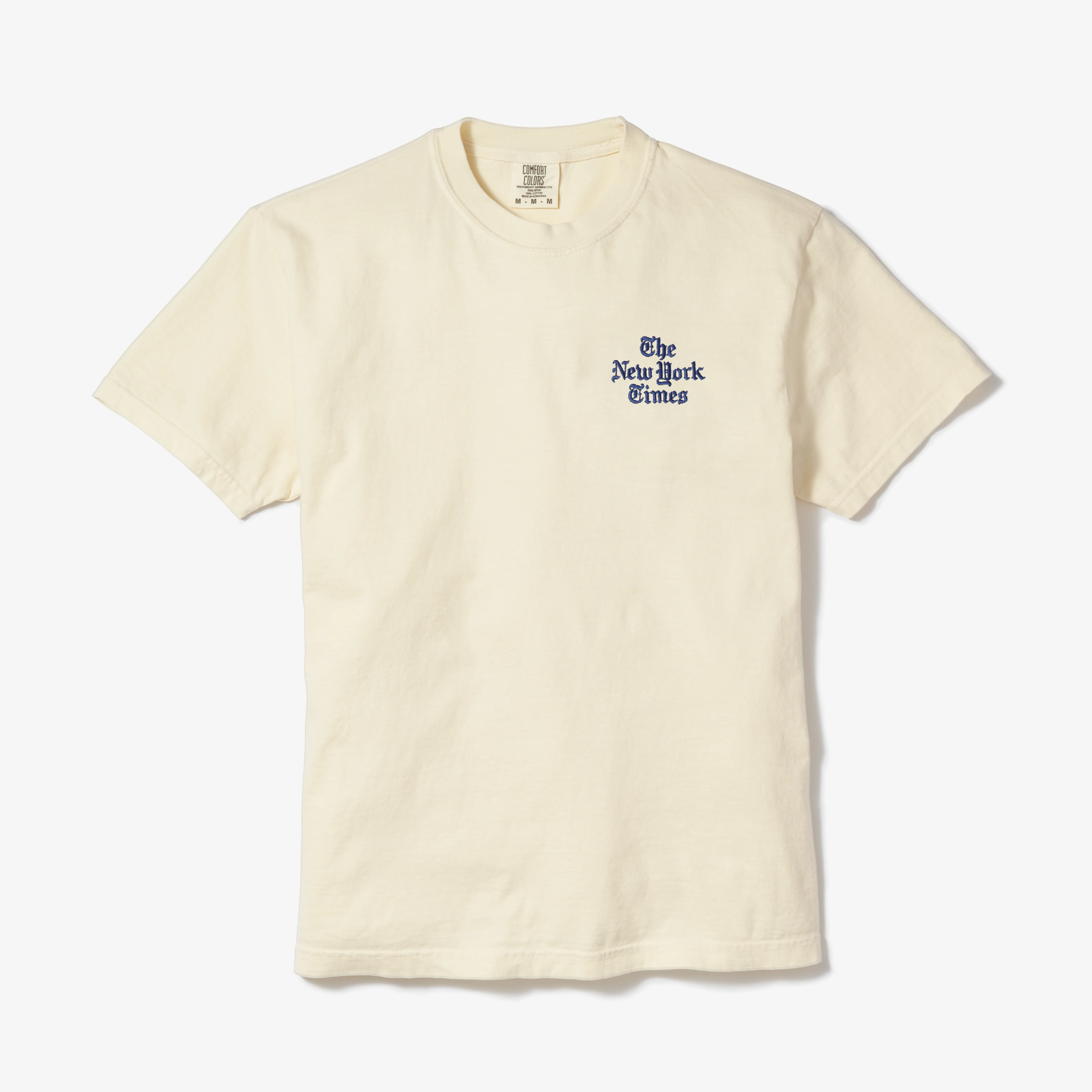 Stacked Logo Embroidered Shirt – Ivory