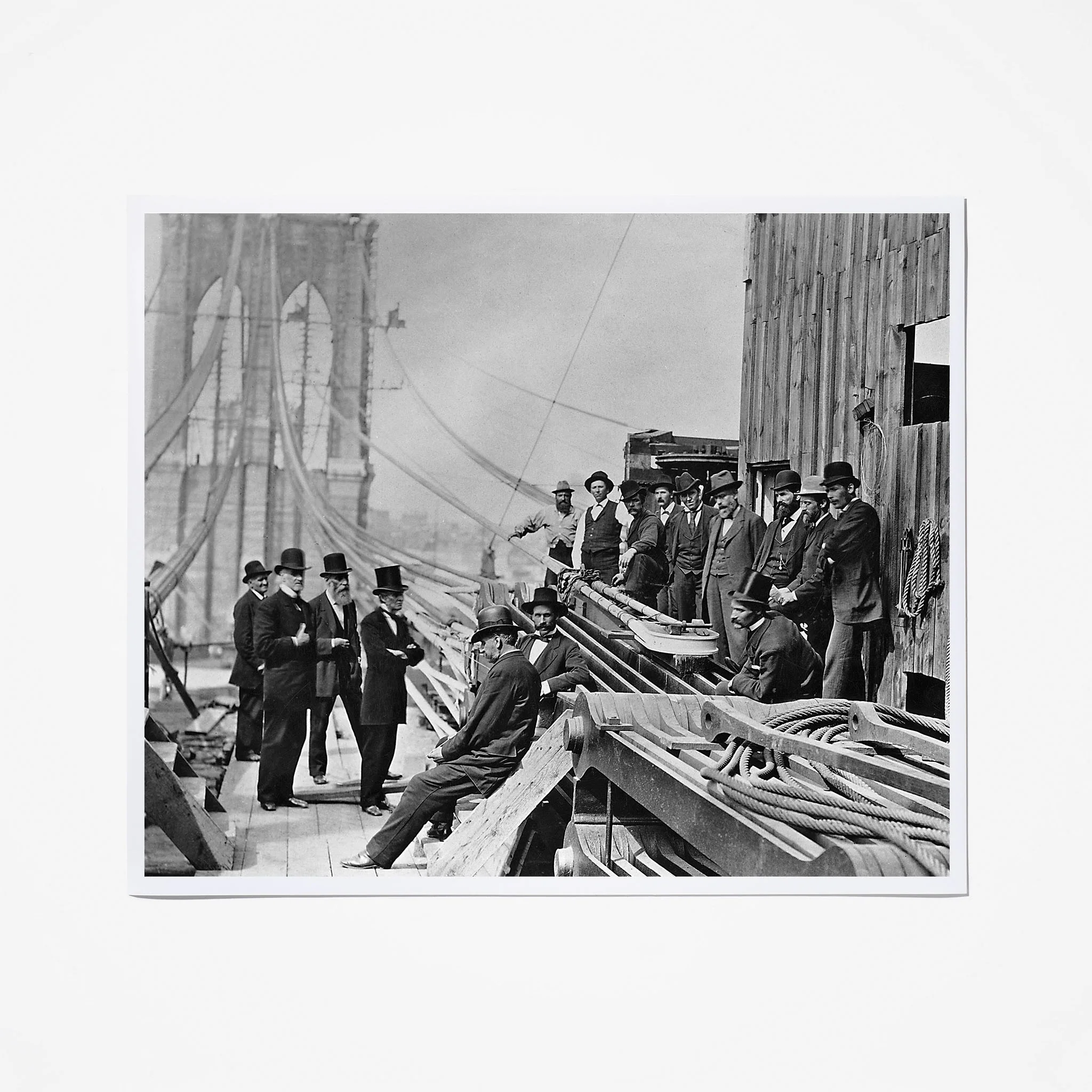 Brooklyn Bridge Construction