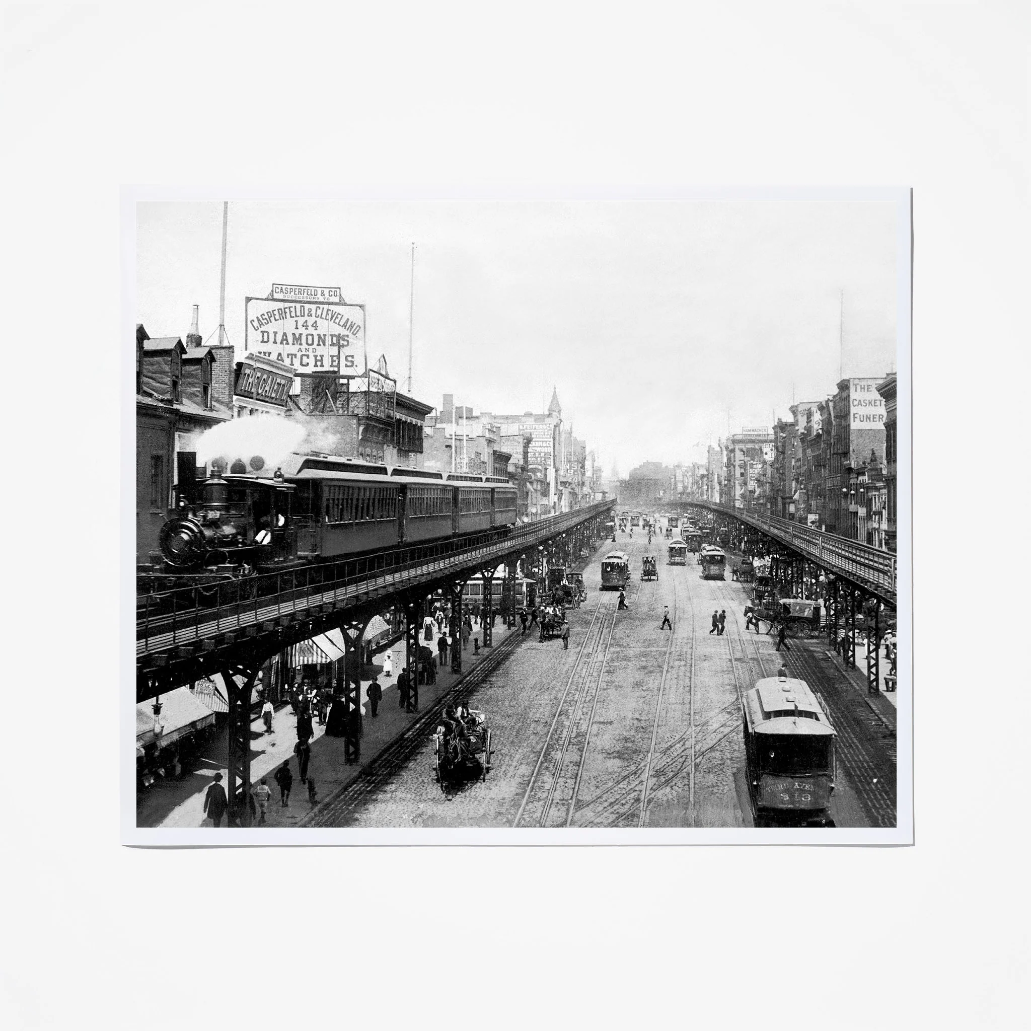 Chugging Along the Bowery