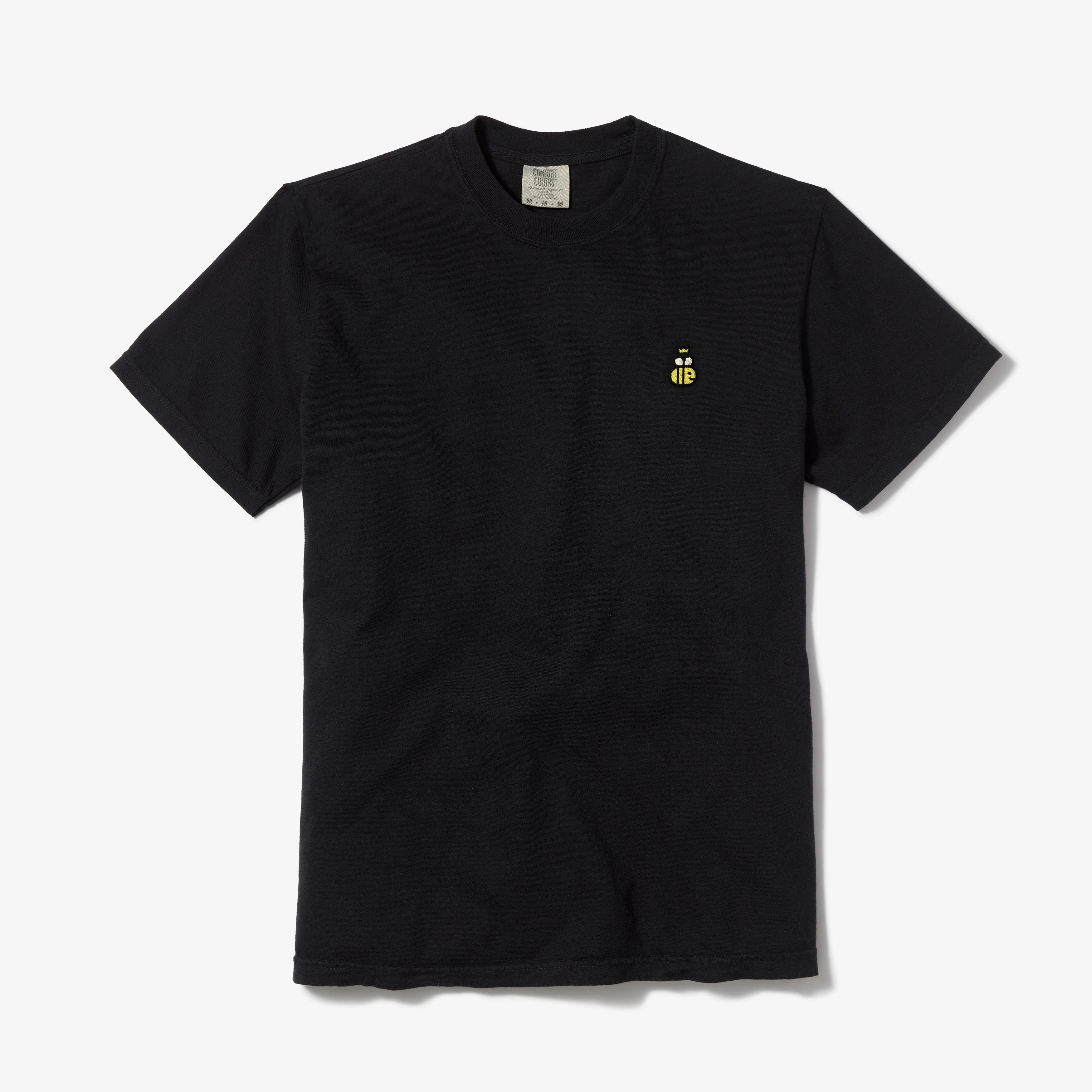Queen Bee Embroidered Shirt – Black
